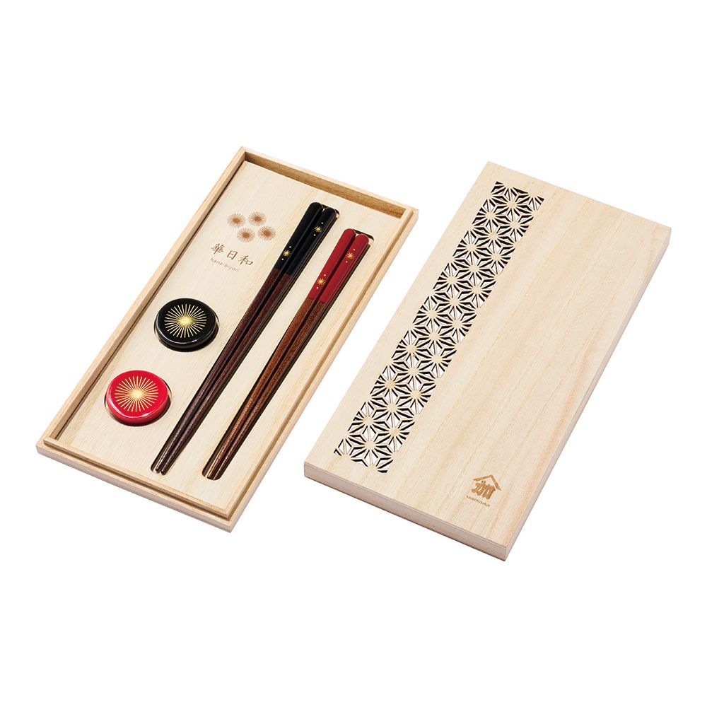 華日和 木箱入ペア箸セット