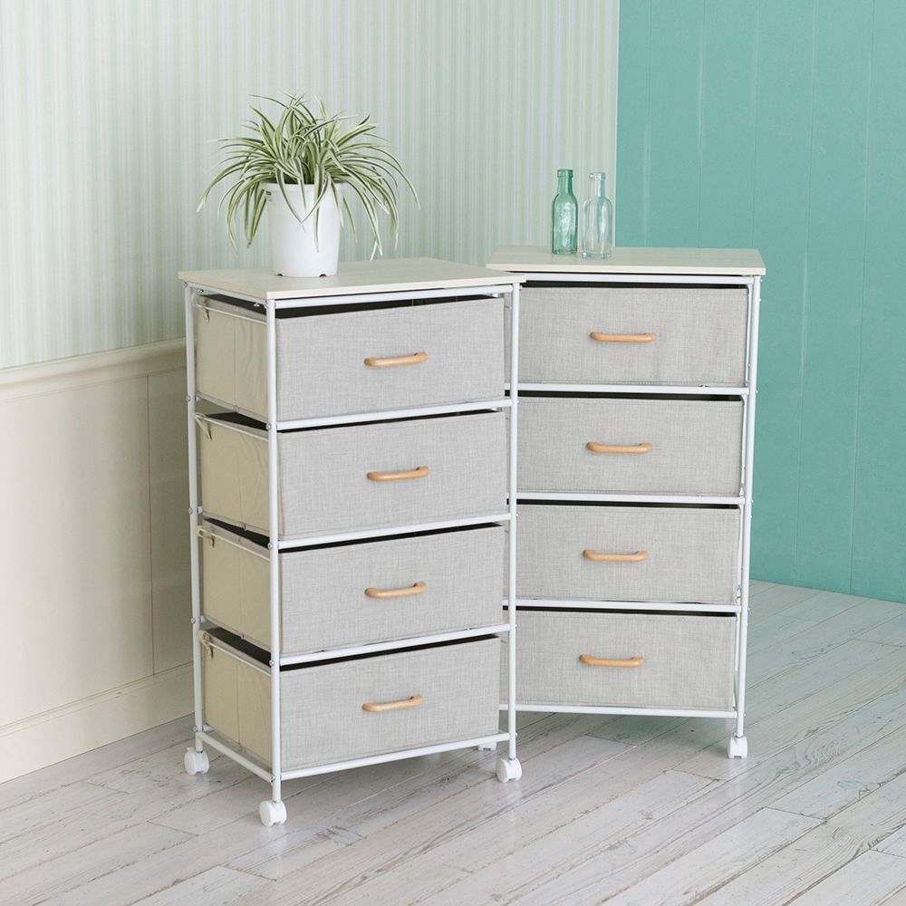 ファブリックチェスト４段 ２個セット