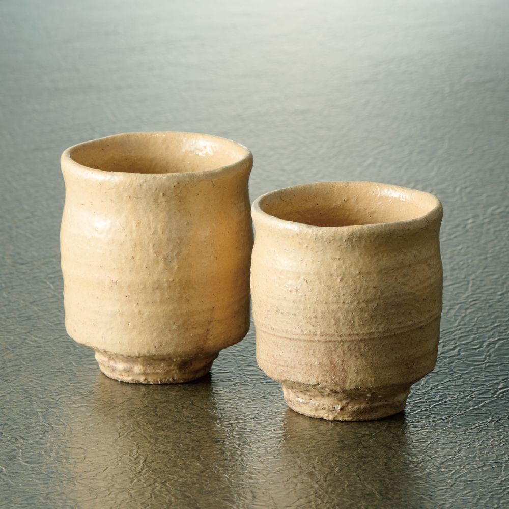 萩焼 萩批把夫婦湯呑