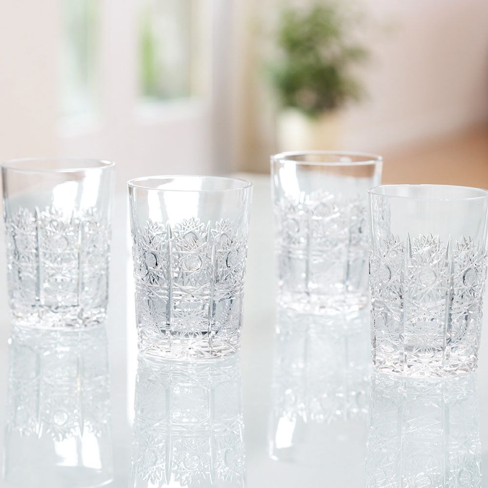 タンブラーセット（ボヘミアガラス）