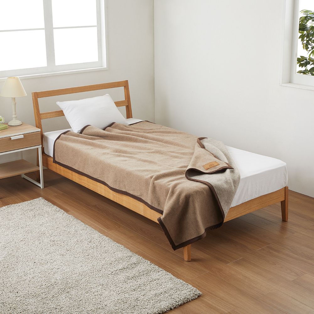 カシミヤ＆ウール毛布