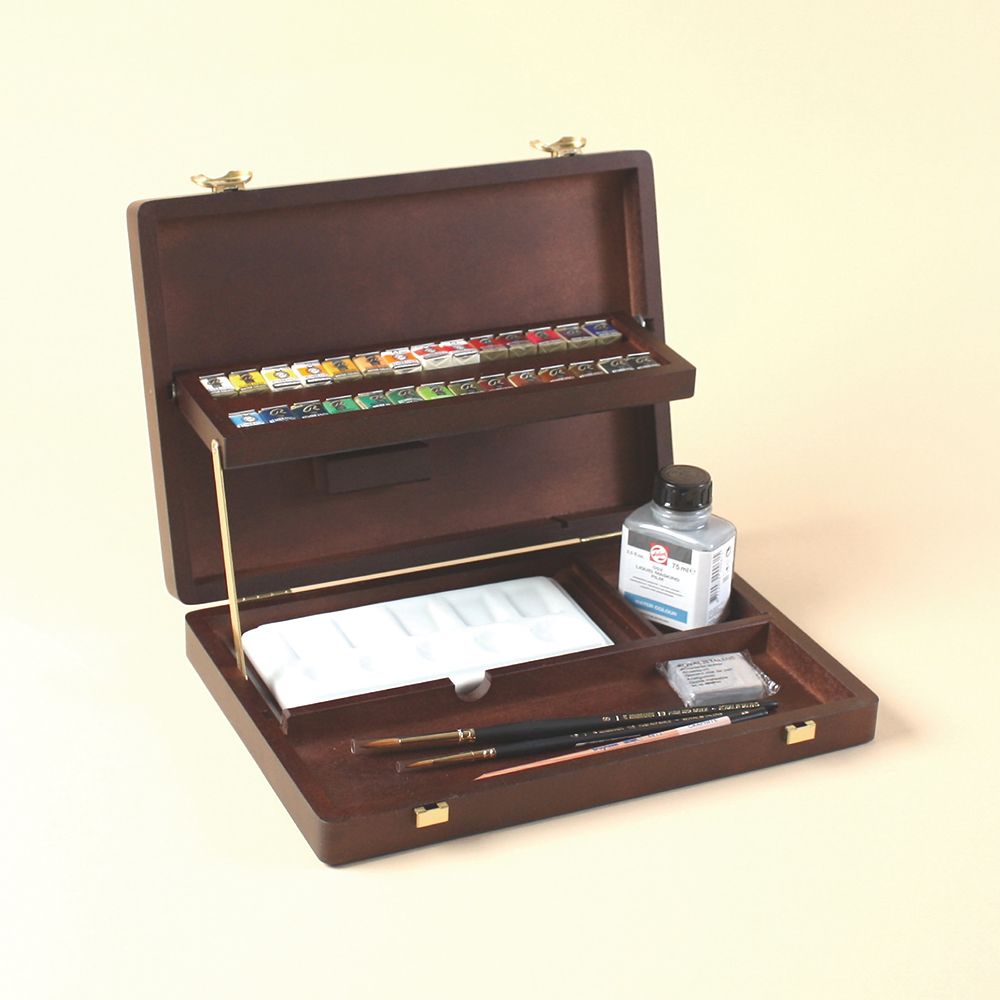 水彩ラグジュアリーボックス２８色セット（レンブラント）