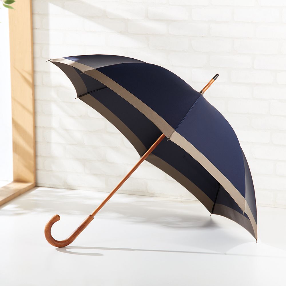 木棒手開き長傘（甲州織）