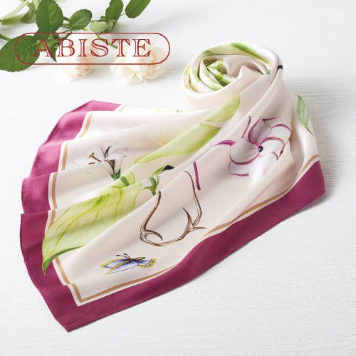 オリジナルドッグモチーフスカーフ（アビステ）