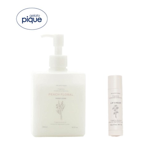 ハンドソープ＆リップクリームセット（ジェラートピケ）