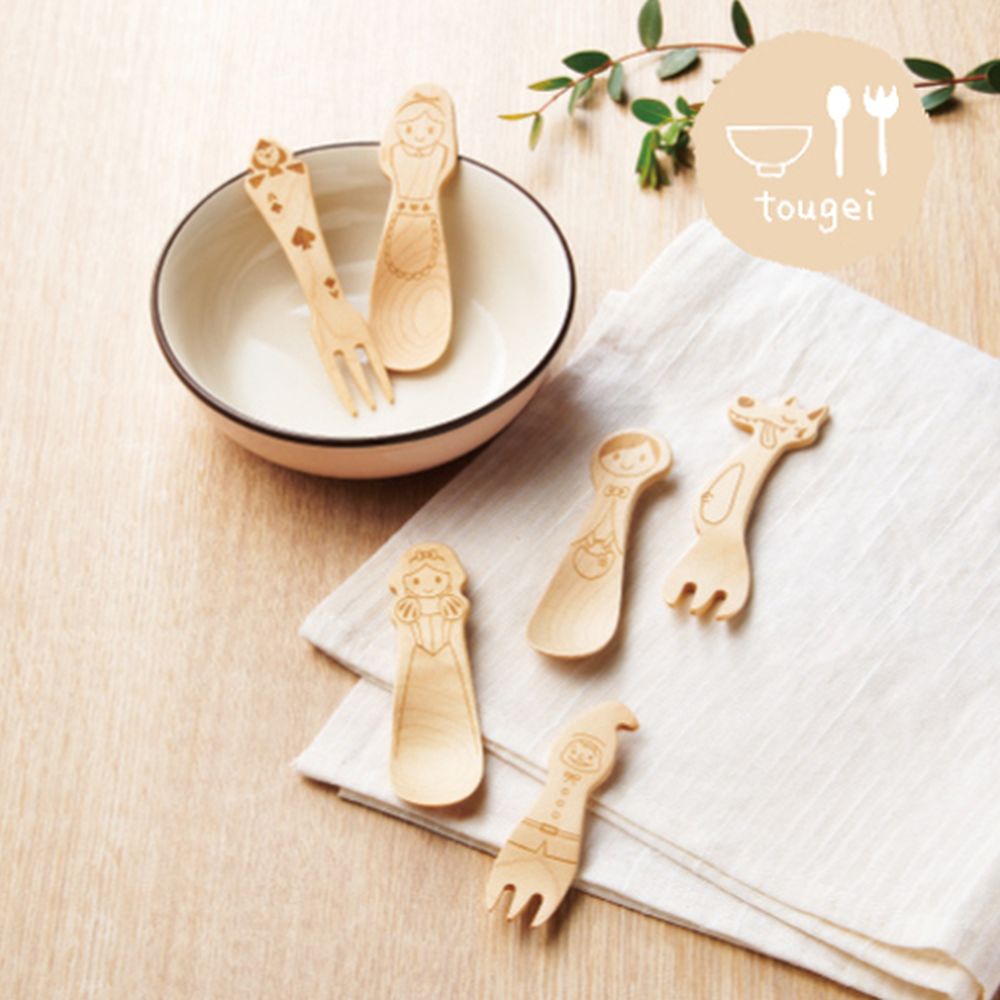 木製キッズカトラリーセット（トウゲイ）