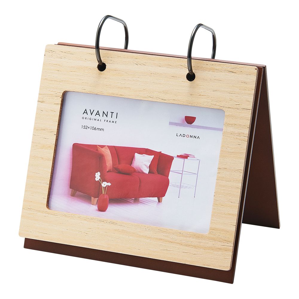 木目調めくり型アルバム