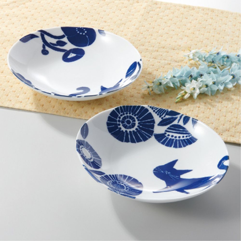 楕円カレー皿（猫部×coco.a）