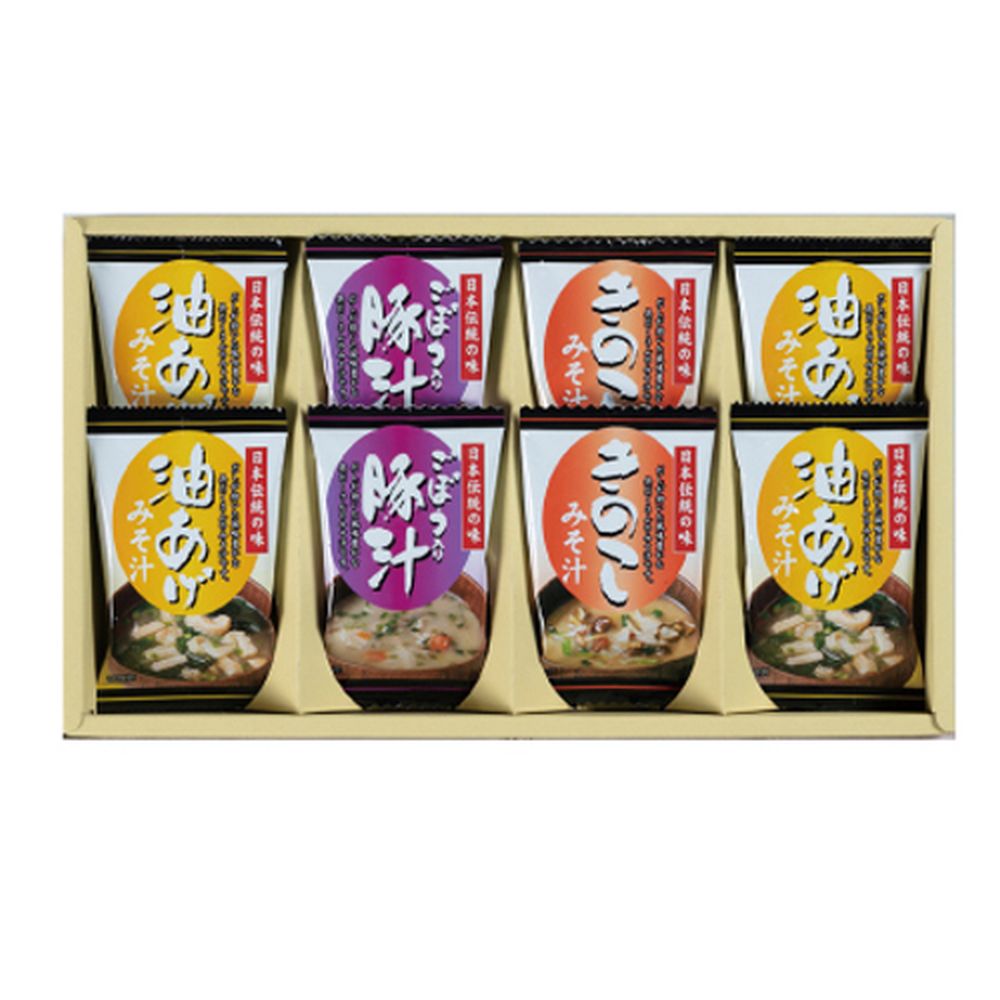 フリーズドライ味噌汁3種詰合せ