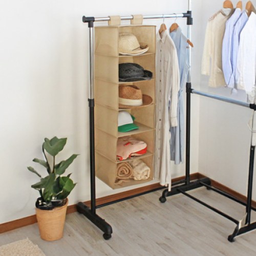 吊り下げラック6段