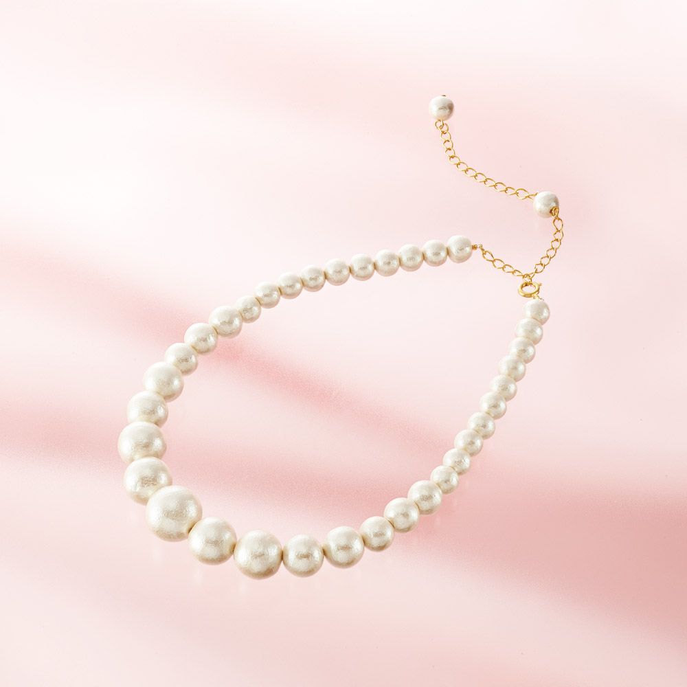 コットンパールネックレス（アトリエ・エトラ）