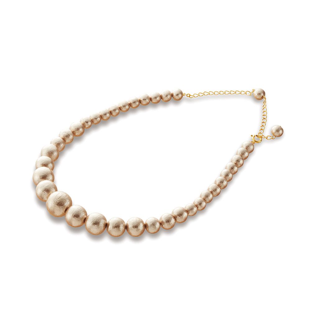 コットンパールネックレス