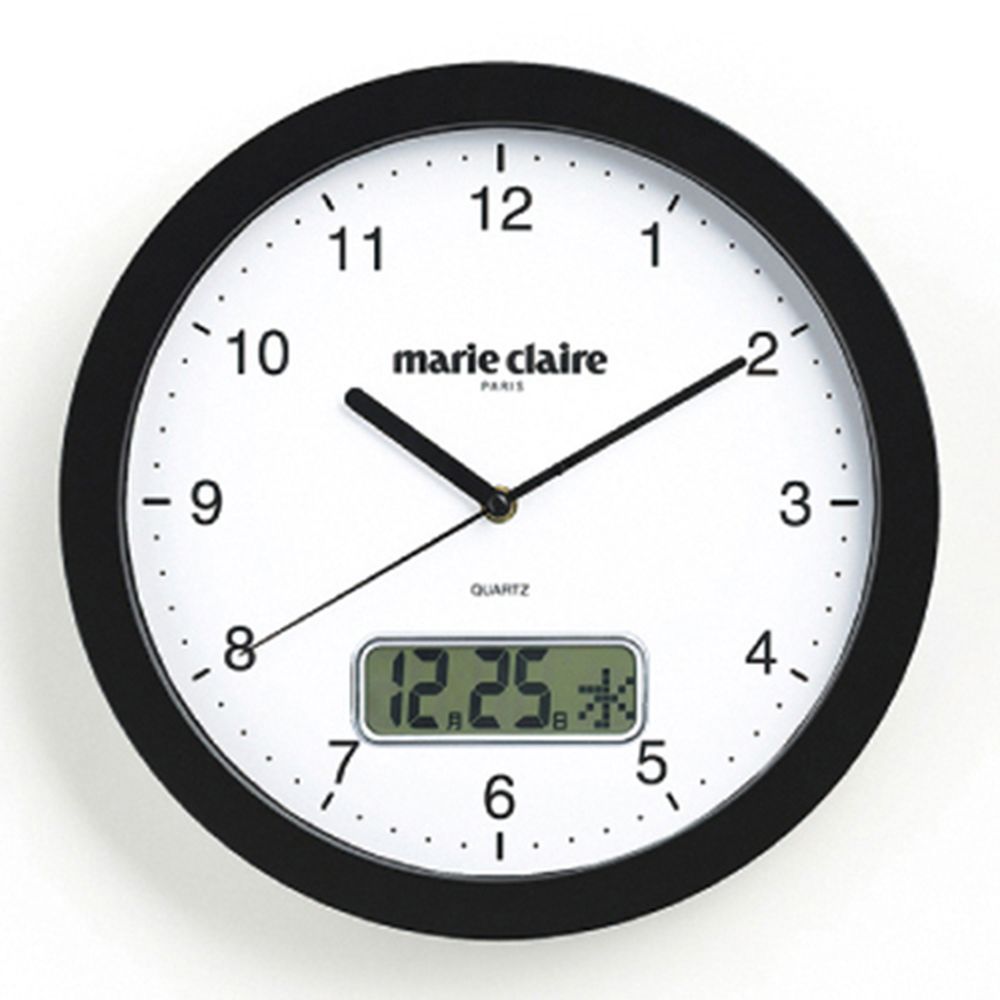 カレンダー機能付掛時計