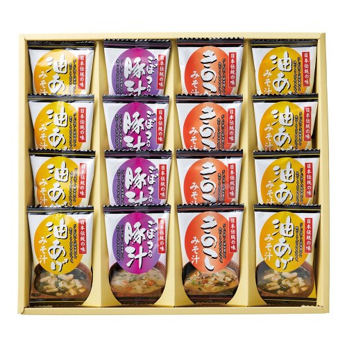 フリーズドライお味噌汁三種詰合せ