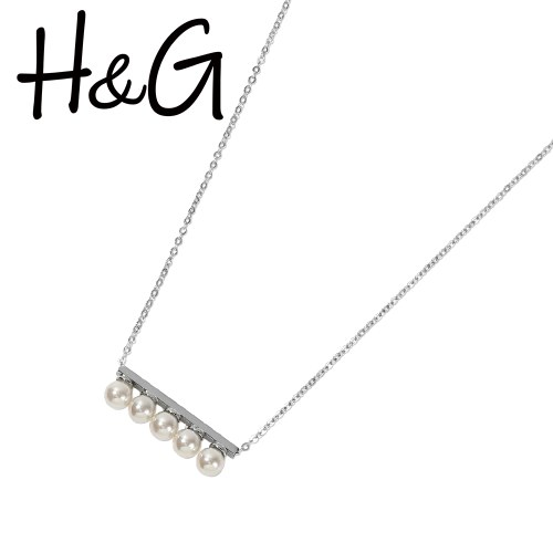 ラインパールネックレス（エイチアンドジー）