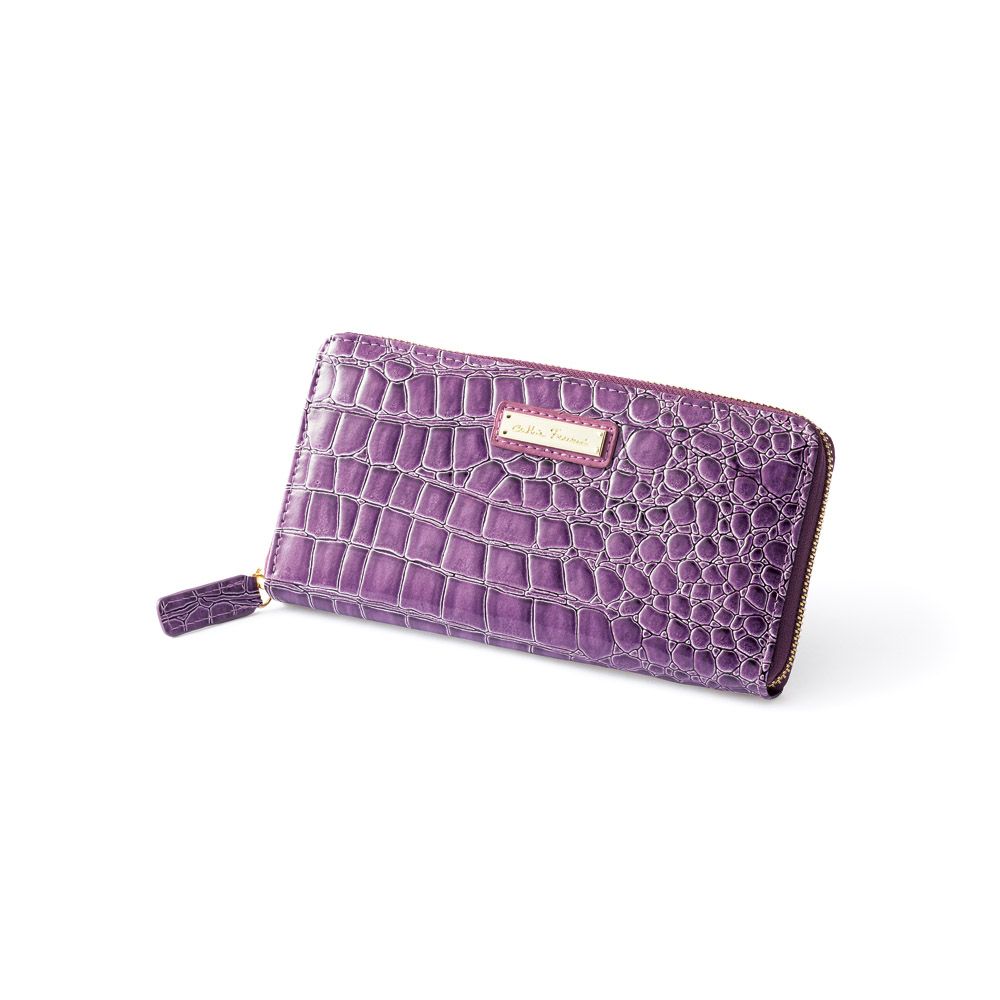 ファスナー式長財布（キャティフェラーリ）