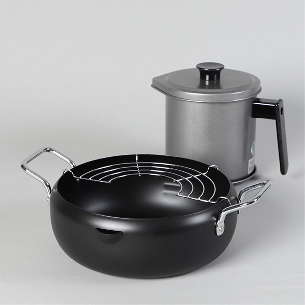 天ぷら鍋22cm＆オイルポット