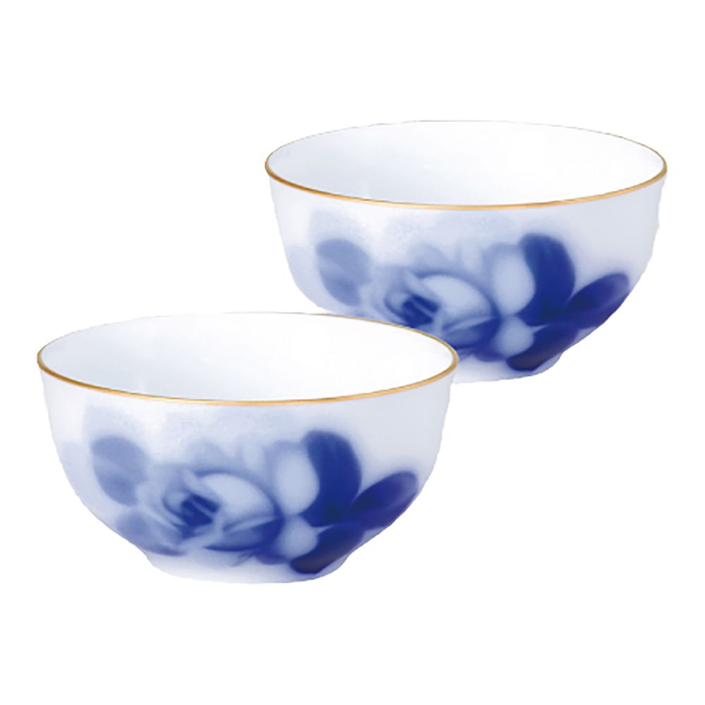 ブルーローズ 湯呑ペアセット（大倉陶園）