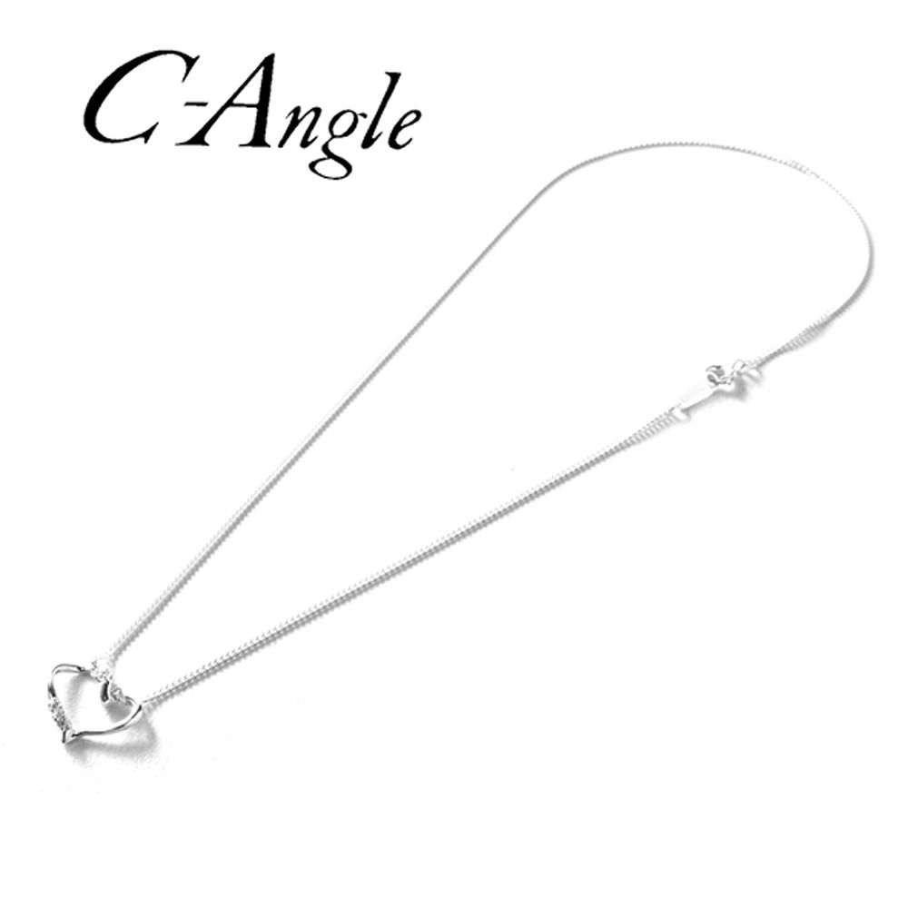 シルバーハートペンダント（シーアングル）