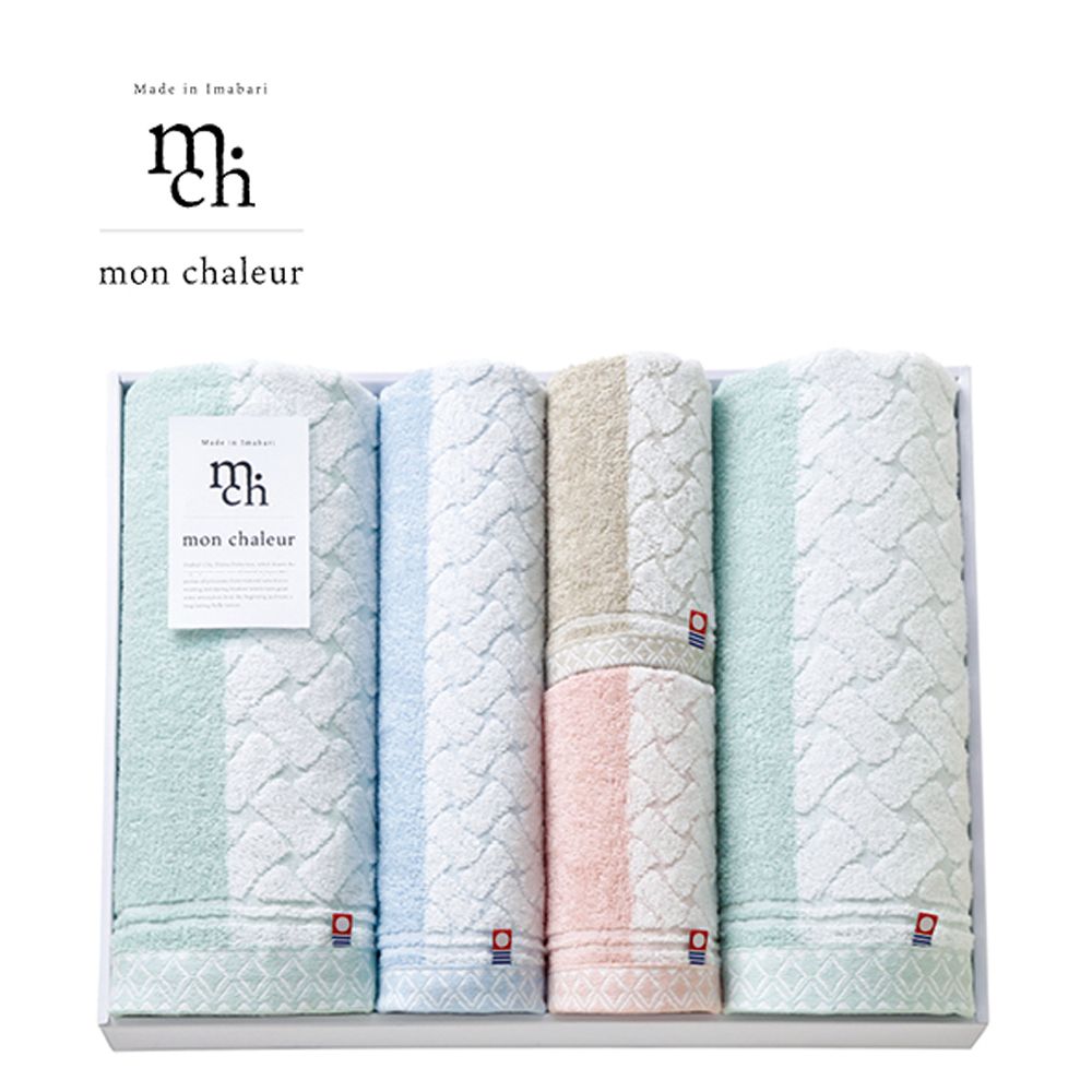 バスタオル2P・フェイスタオル2P・ウォッシュタオル