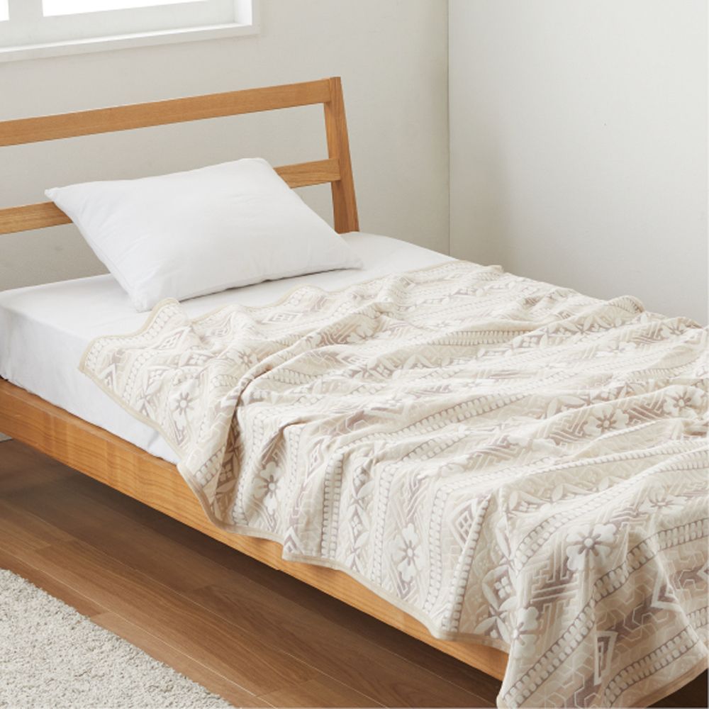 プレミアム三重織ガーゼ毛布（極選魔法の糸×オーガニック）