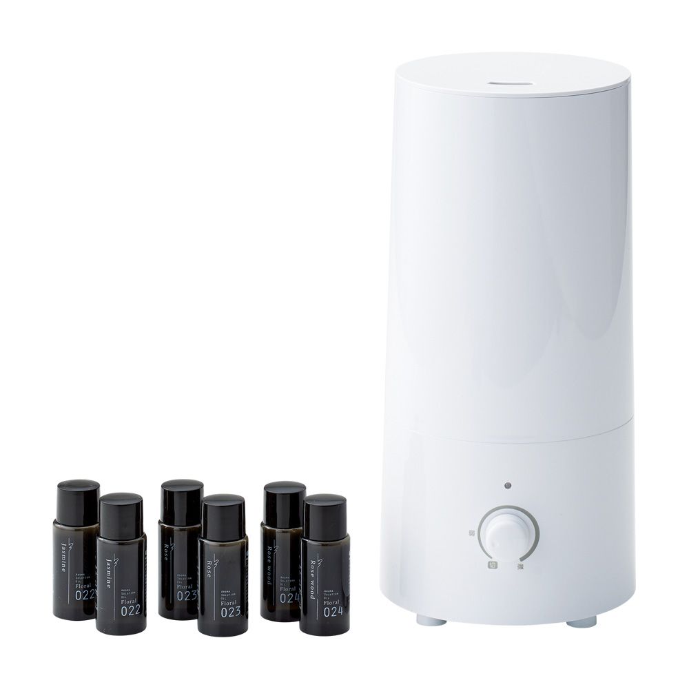 アロマ超音波式加湿器＆アロマオイル(プリズメイト)