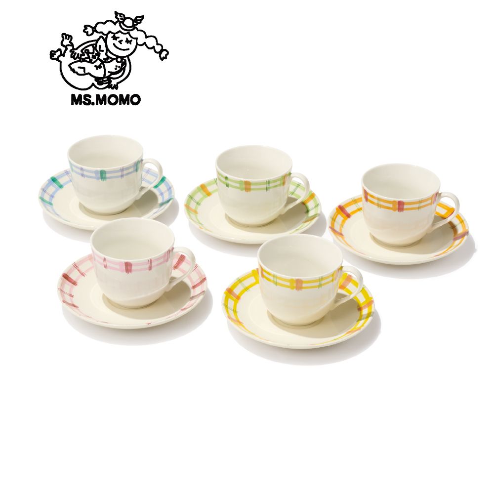 コーヒー碗皿5客（ミズモモ）