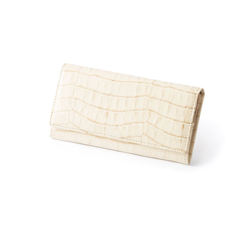 ホック式型押し長財布（カンサイセレクション）