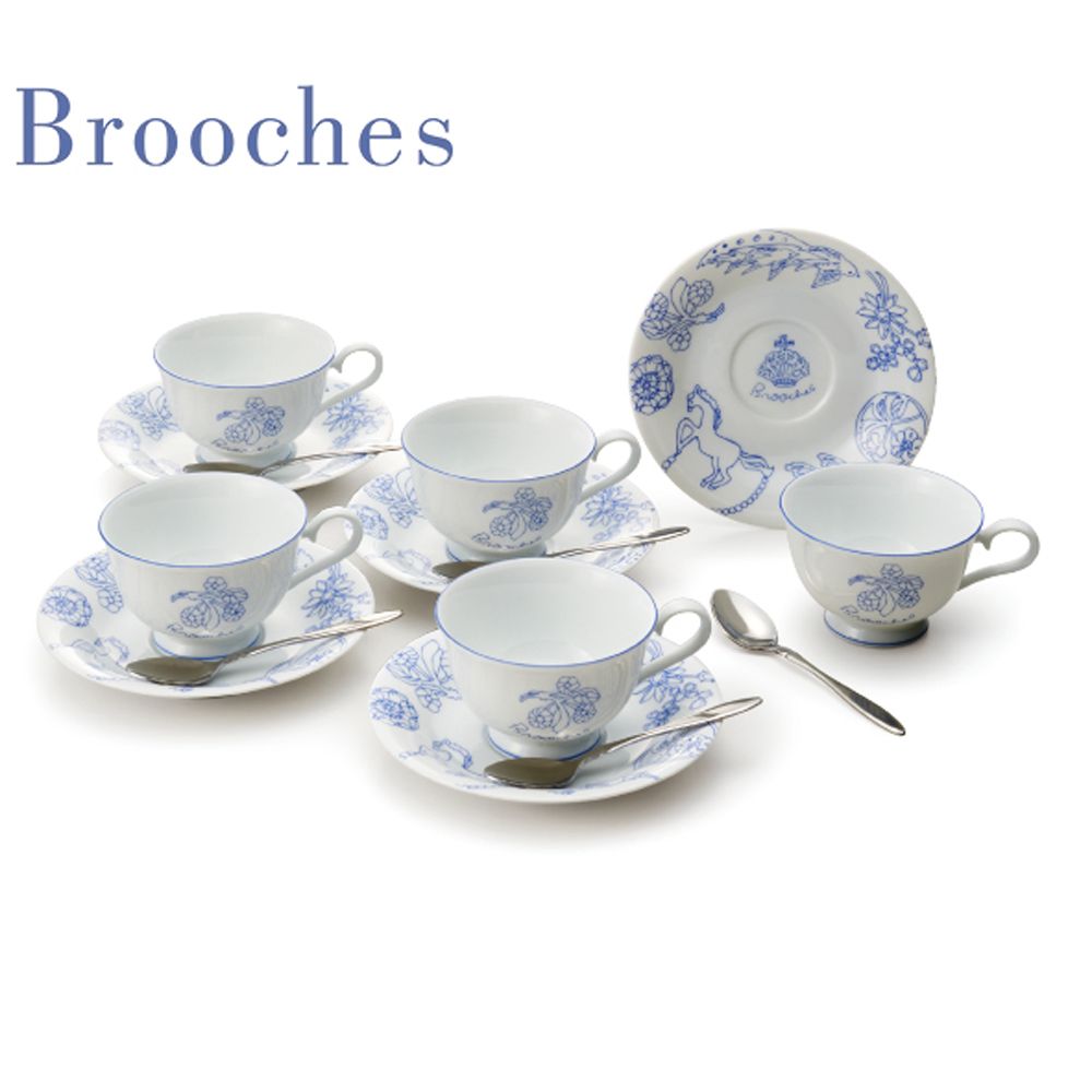 ティカップ＆ソーサー（ブローチズ）