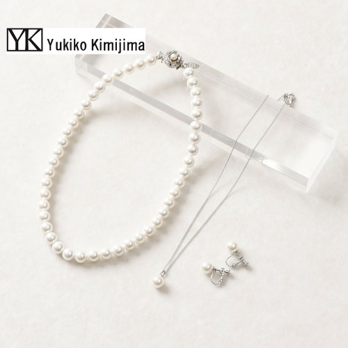 貝パール3点セット（ユキコ キミジマ）
