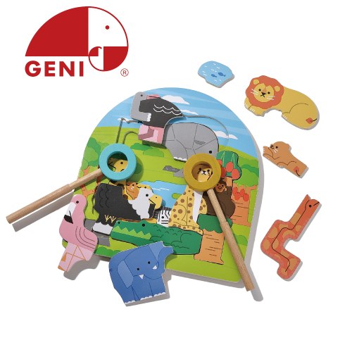 2層アニマルパズル（ジェニ）