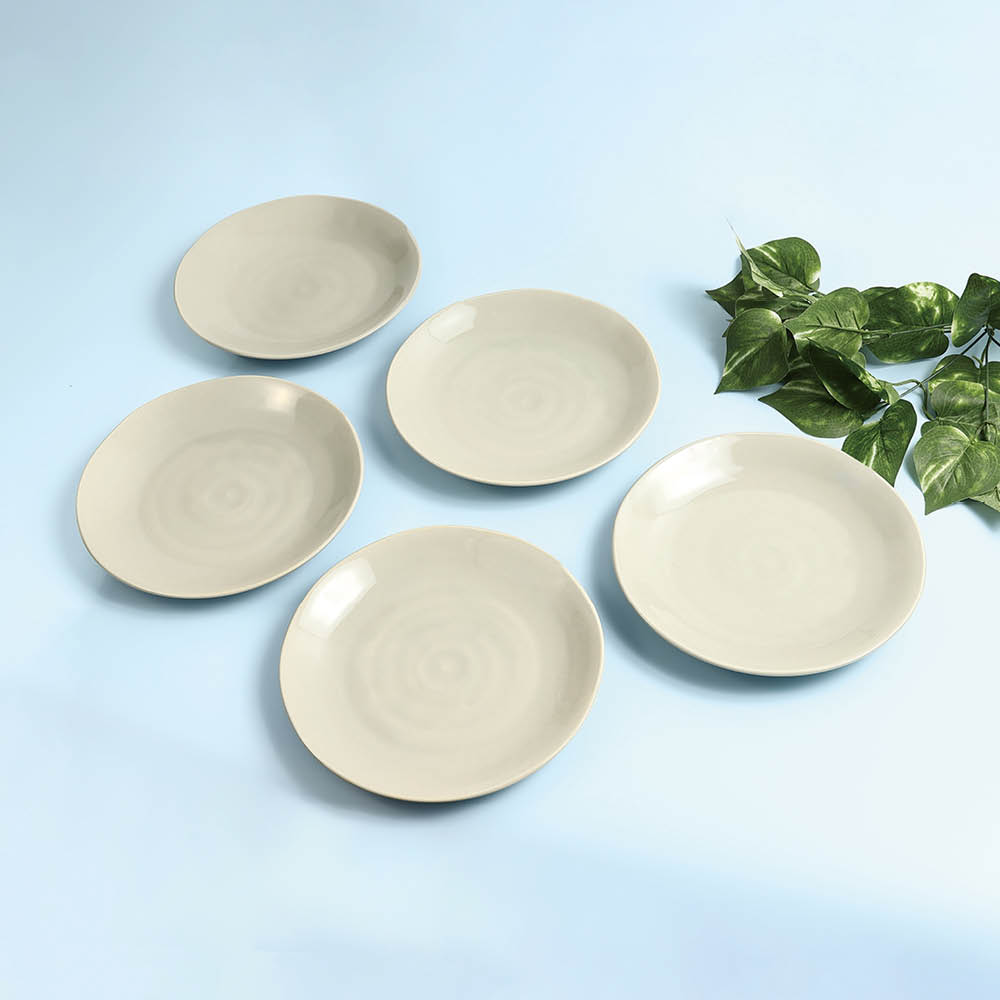 軽量丸皿5枚組