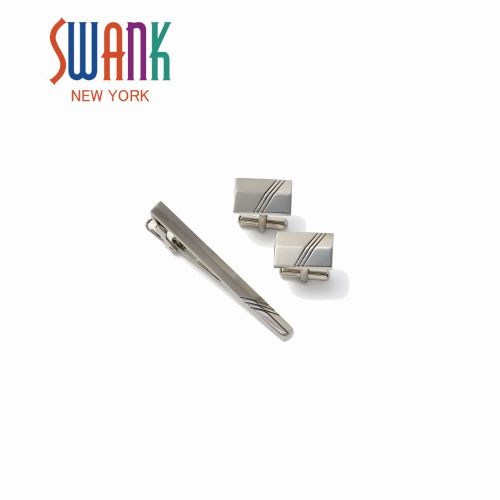 ネクタイピン・カフスセット（スワンク）