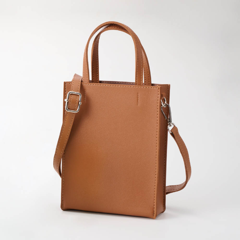 2wayバッグ キャメル