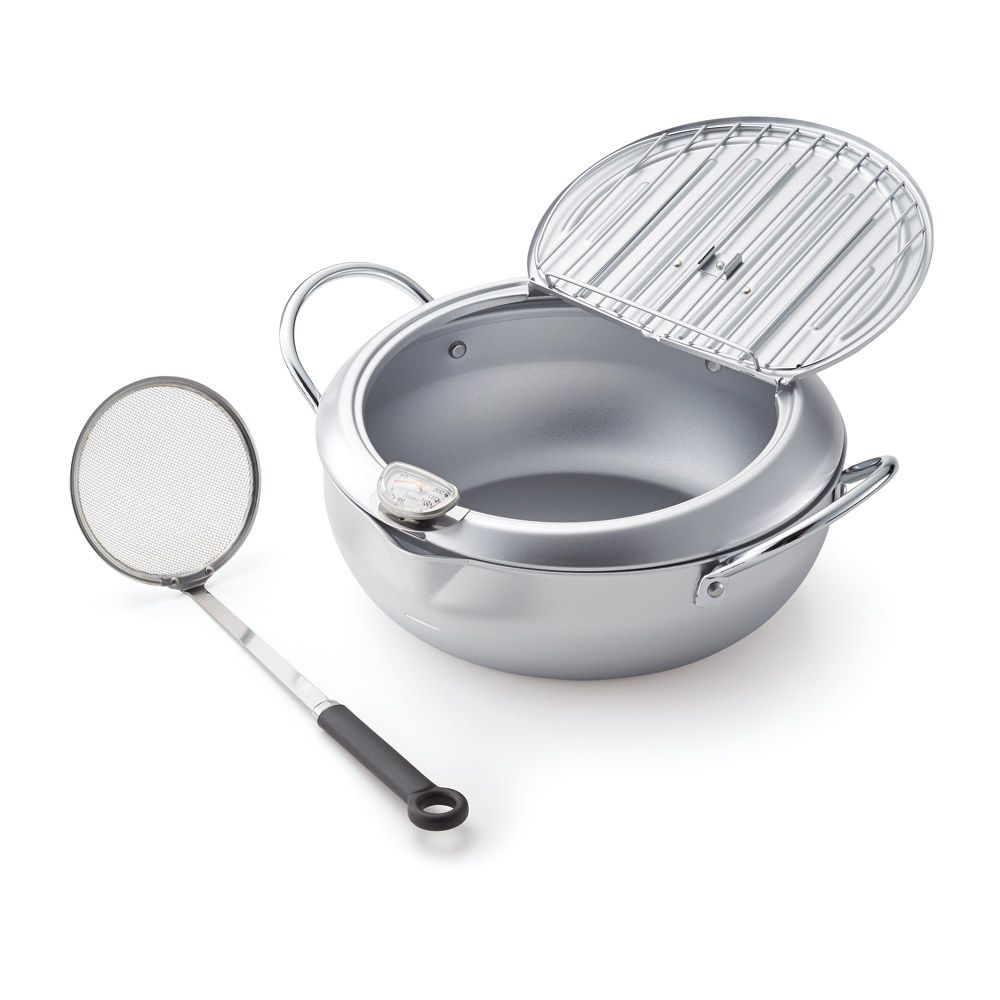 フタ付天ぷら鍋２４ｃｍ